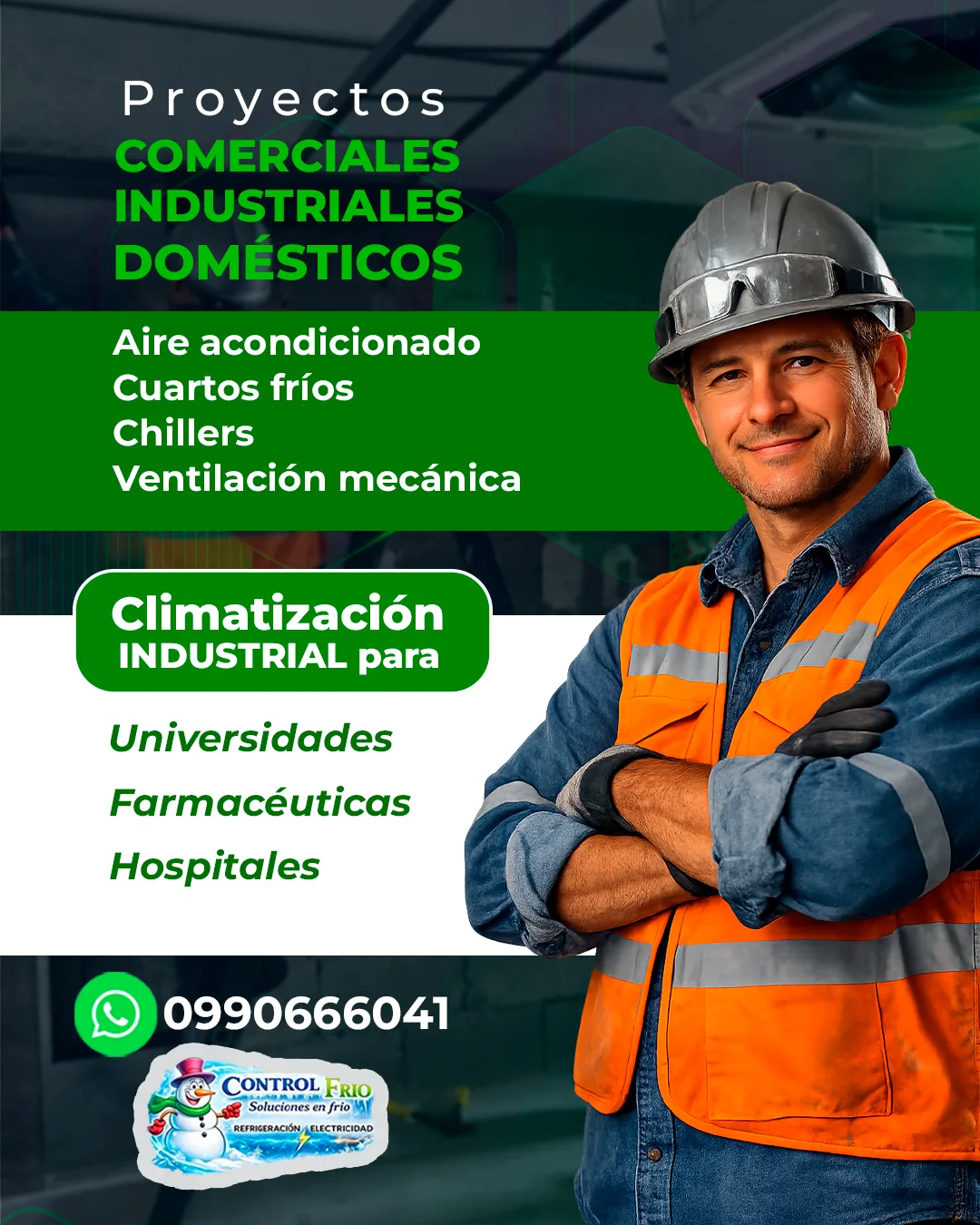 Post · servicios para Controlfrío · climatización industrial