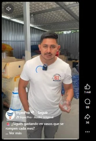 Reel de InyecPro en Facebook