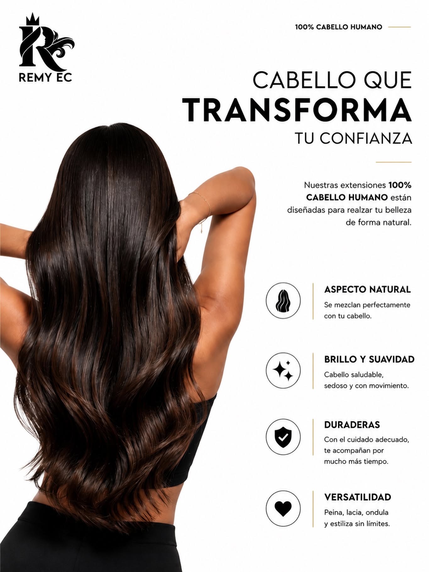 Arte para Instagram para Cabello Remy EC